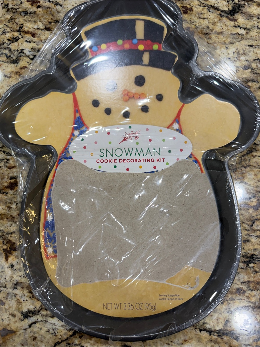 Snowman Cookie Baking Pan